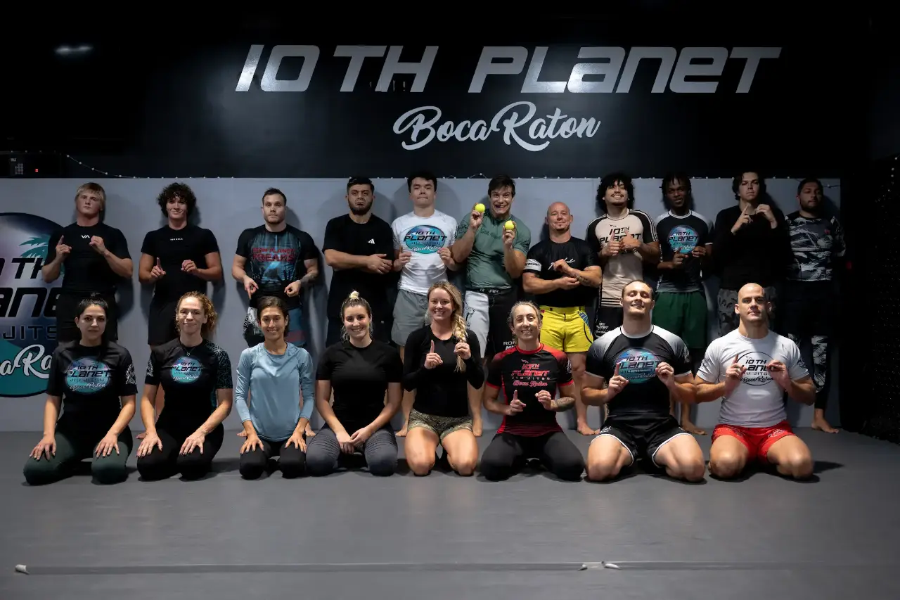 Students and coaches at 10th Planet Boca Raton