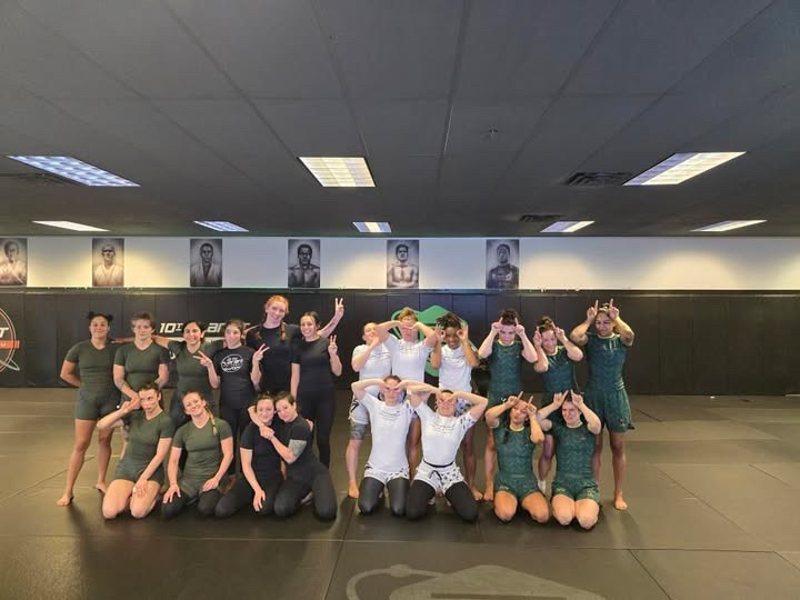 Women attending a Femvasion Jiu-Jitsu camp